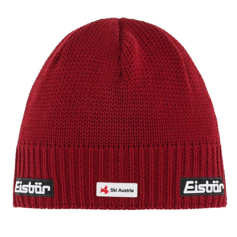 8043 Trop SKA Beanie Hat Dark Red